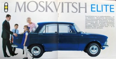 Moskvitch 408 Elite Modelprogram 1967 Carbrochure (9727)